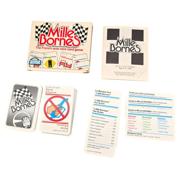 Vintage Millie Bornes French Auto Race Card Game Parker Bros. Complete 1988 EUC - Picture 1 of 9